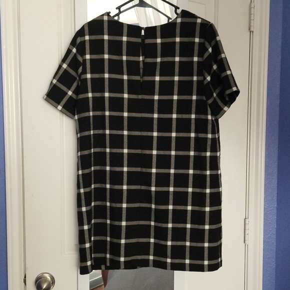 Forever 21 black checkerboard print dress - Picture 2 of 2